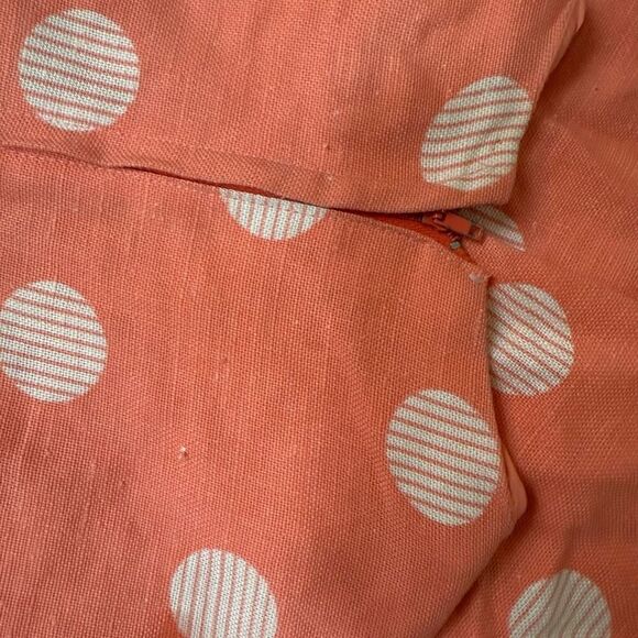 Vintage 1960s Pink Polka Dot Shift Pencil Dress Small Pinup Mod Classic - Picture 4 of 9